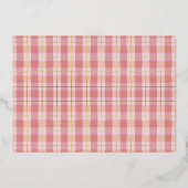 ワイルドウッドランドディアガールズ2歳実在誕生日 箔招待状 (裏面)