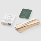 ワイルドウッド魅力的結婚式 プログラムファン ハンドファン (組立なし)