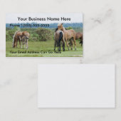ワイルドウマとフォールの名刺 名刺 (正面/裏面)