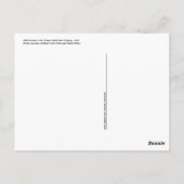 ワイルドウマのはがき ポストカード (裏面)