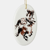 ワイルドウマオーナメント セラミックオーナメント (右)