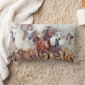 ワイルドウマズアート ランバークッション (ブランケット)