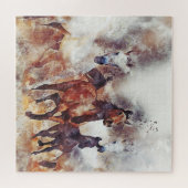 ワイルドウマズウェスタン ジグソーパズル (横)