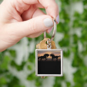 ワイルドウマズシルエット キーホルダー (手)