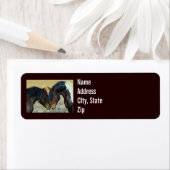 ワイルドウマズノーズウェスタン住所 シール (インサイチュ)