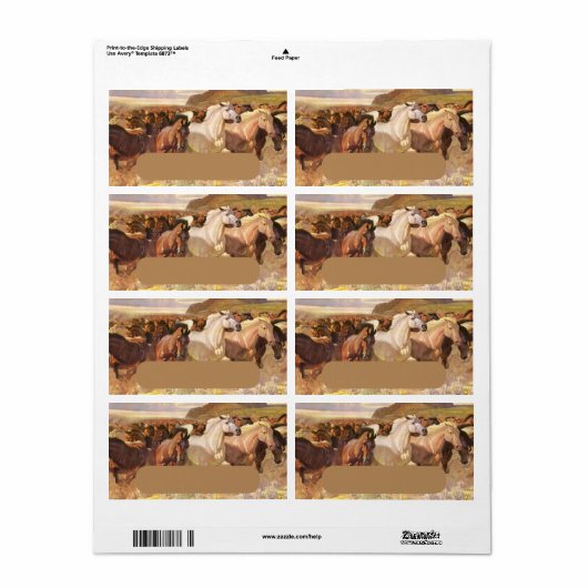 ワイルドウマズホース走スンペデアート住所 シール (フルシート)