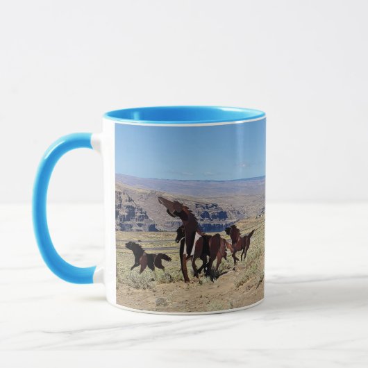 ワイルドウマズモニュメント マグカップ (左)