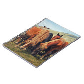 ワイルドウマズリヴノ自然シーン ノートブック (左側)