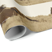 ワイルドウマラッピング紙 ラッピングペーパー (ロールコーナー)