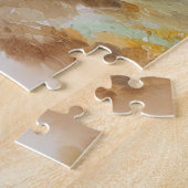 ワイルドウマランニングズフォレストウォーター色 ジグソーパズル (側面)