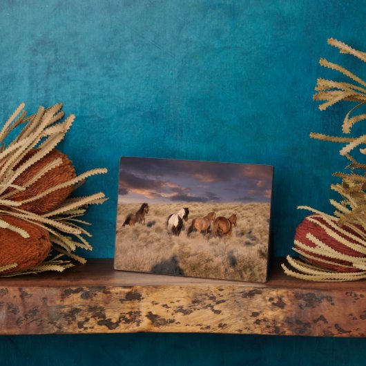 ワイルドウマランニングーズ フォトプラーク (側面)