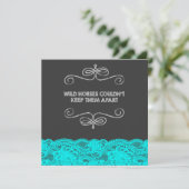 ワイルドウマヴィンテージ結婚シャルボードズ 招待状 (スタンド正面)