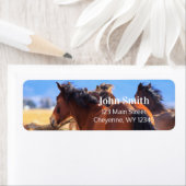 ワイルドウマ差出人住所 ラベル (インサイチュ)