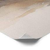 ワイルドウマ水彩画ポスター ポスター (角)