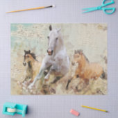 ワイルドウマ – デコページデザイン 薄葉紙 (クラフト)