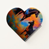 ワイルドウマ*パーソナライズ* ノートブック (裏面)