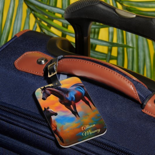 ワイルドウマ*パーソナライズ* ラゲッジタグ (正面インサイチュ1)