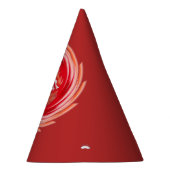 ワイルドウルフの赤いパーティー帽子 パーティーハット (右)