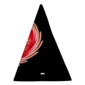 ワイルドウルフの黒いパーティー帽子 パーティーハット (右)