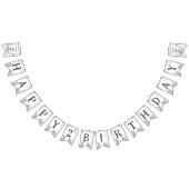 ワイルドウルフをテーマにした誕生日パーティーの装飾 バンティングフラッグ (全)