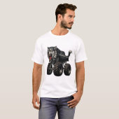 ワイルドウルフモンスターカー Tシャツ (正面フル)