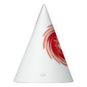 ワイルドウルフ旋状白いパーティー帽子 パーティーハット (左)