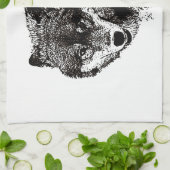 ワイルドウルフ キッチンタオル (折り畳み)