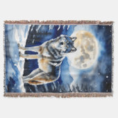 ワイルドウルフ スローブランケット (正面)