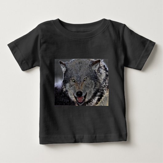 ワイルドウルフ ベビーTシャツ (正面)