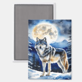 ワイルドウルフ マグネット (正面/裏面)