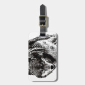 ワイルドウルフ ラゲッジタグ (正面縦)
