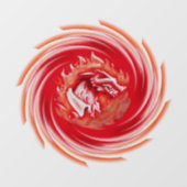 ワイルドウルフWhillシースルー窓がバックスティックを引っ張る ウィンドウサイン (シート)