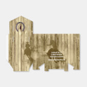 ワイルドウ素朴ェスト・カウボーイ・カントリー・ウェディング フェイバーボックス (折り畳みなし)