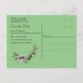 ワイルドエコフレンドリー春の花発表記事 案内ポストカード (裏面)