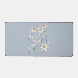 ワイルドエステティックカモミールカモミレ繊細な花 デスクマット