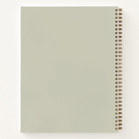 ワイルドエステティックカモミールカモミレ繊細な花 ノートブック (裏面)