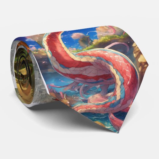 "ワイルドエレガンス：アニマルプリントシルクタイ – エンスナ ネクタイ (ロール)