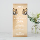 "ワイルドエレガンス:ヒョウ招待状" メニュー (スタンド正面)