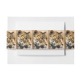 "ワイルドエレガンス：ヒョウ招待状" 招待状ベリーバンド