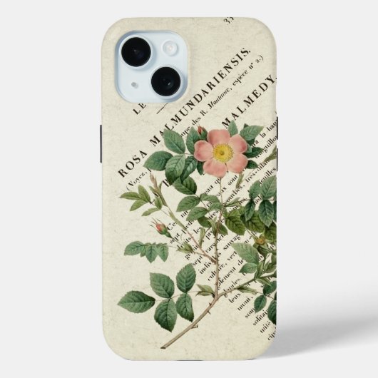 ワイルドエレガンス： Rosa malmundariensis iPhoneケース Case-Mate iPhoneケース (裏面)