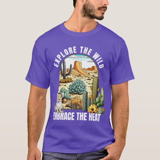 ワイルドエンブレイスザヒート・アリゾナを探索 Tシャツ (正面)