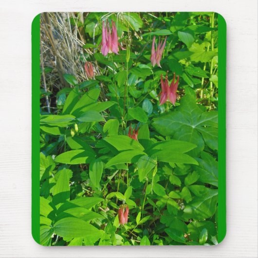 ワイルドオダマキ(植物)マウスパッド マウスパッド (正面)