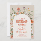 ワイルドオンダーフル誕生日招待状 招待状 (正面)