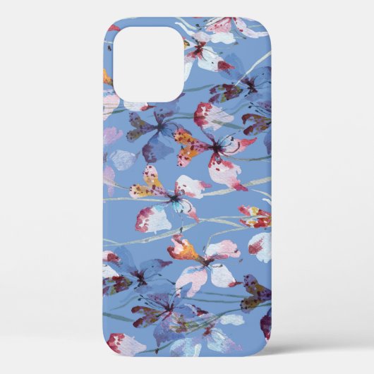 ワイルドオーキッドエレガンス:水彩ラグジュアリー Case-Mate iPhoneケース (裏面)