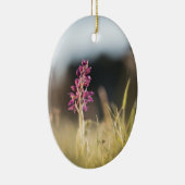 ワイルドオーキッド自然写真 セラミックオーナメント (右)