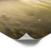 ワイルドオーキッド自然写真 ポスター (角)