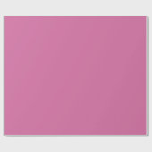 ワイルドオーキピンクプレーン無地のカラーラッピング紙 ラッピングペーパー (フラット)