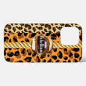 ワイルドカスタム金ゴールドチックリップギフト美しいガーリー Case-Mate iPhoneケース (裏面 (横))