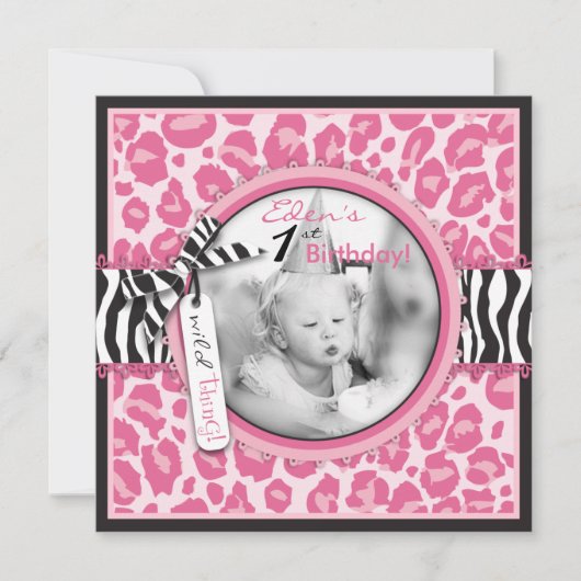 ワイルドカップケーキCP招待状スクエア2 招待状 (正面)