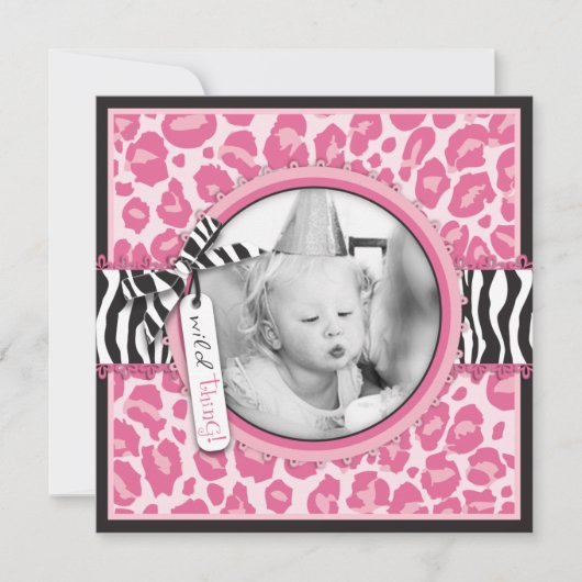 ワイルドカップケーキCP招待状スクエアB1 招待状 (正面)